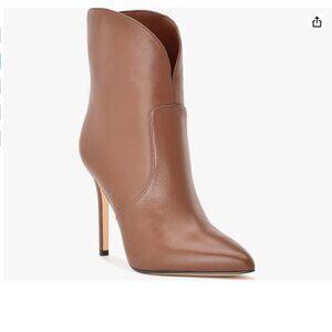 Womens Nine West Tunes High Heel Ankle Boots Brown Size 6.5 M